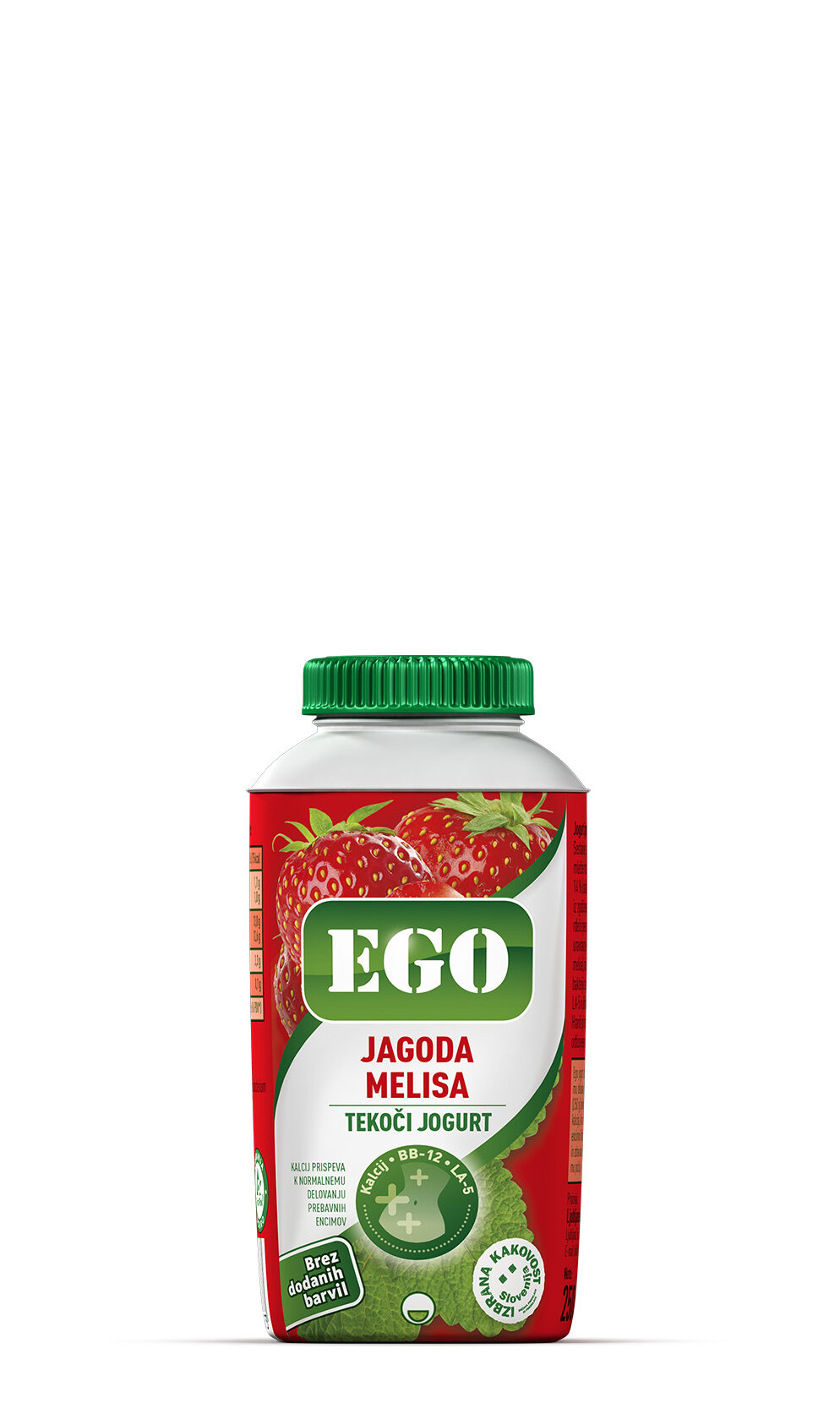 Ego, strawberry, lemon balm