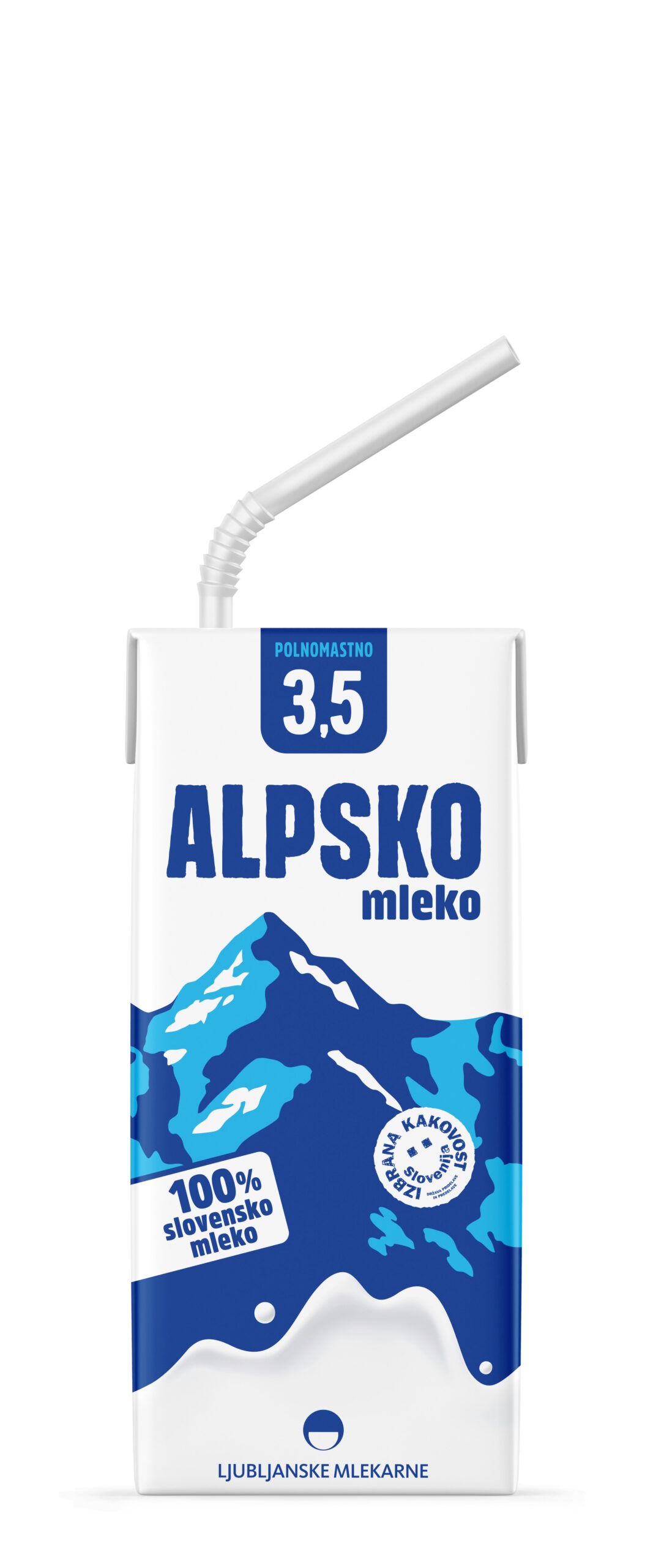 Alpsko mleko s 3,5 % m. m.