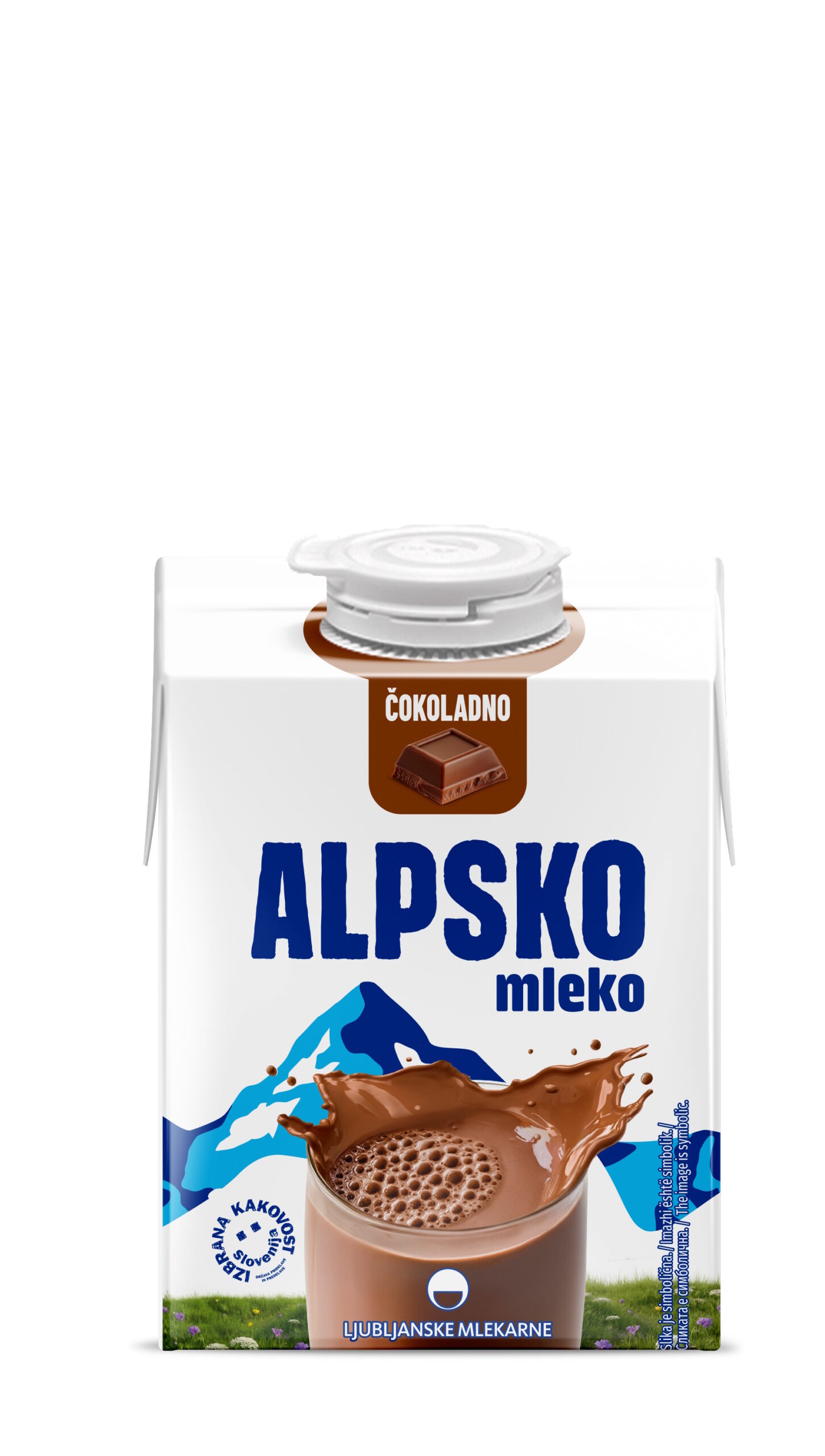 Alpsko mleko with chocolate