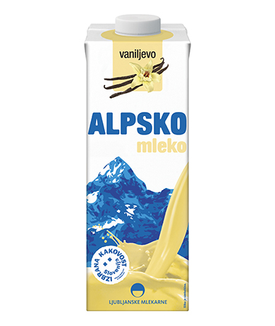 Alpsko mleko with vanilla