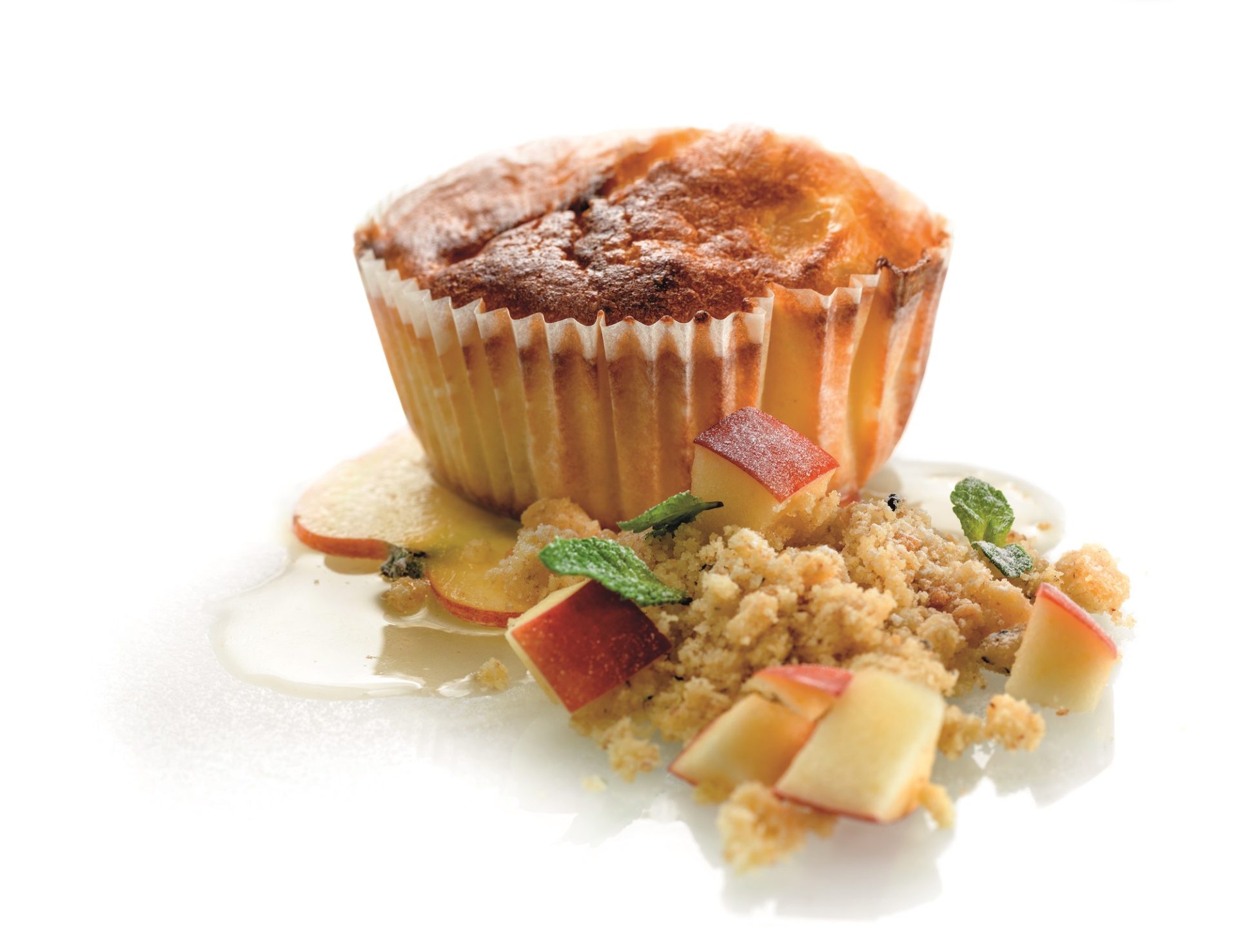 Muffins with apple and cottage cheese - Ljubljanske mlekarne