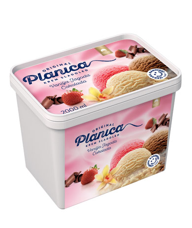 Planica Original: chocolate, strawberry, vanilla