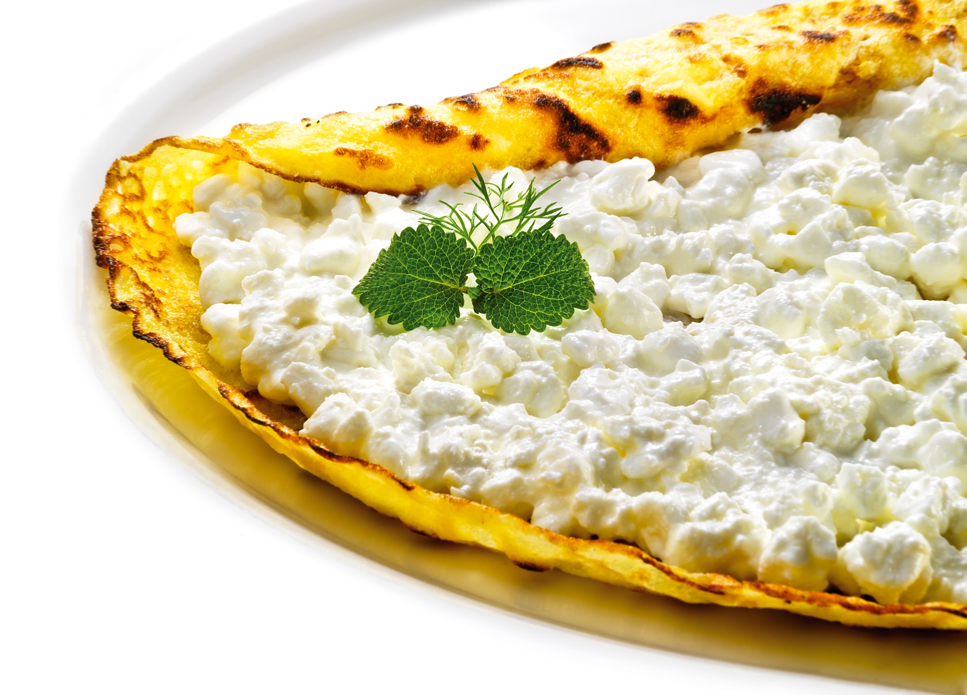 Grated salty cottage cheese pancakes - Ljubljanske mlekarne