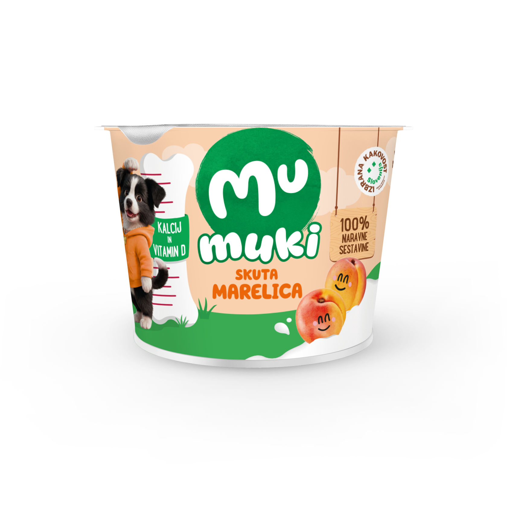 Mu muki quark; apricot