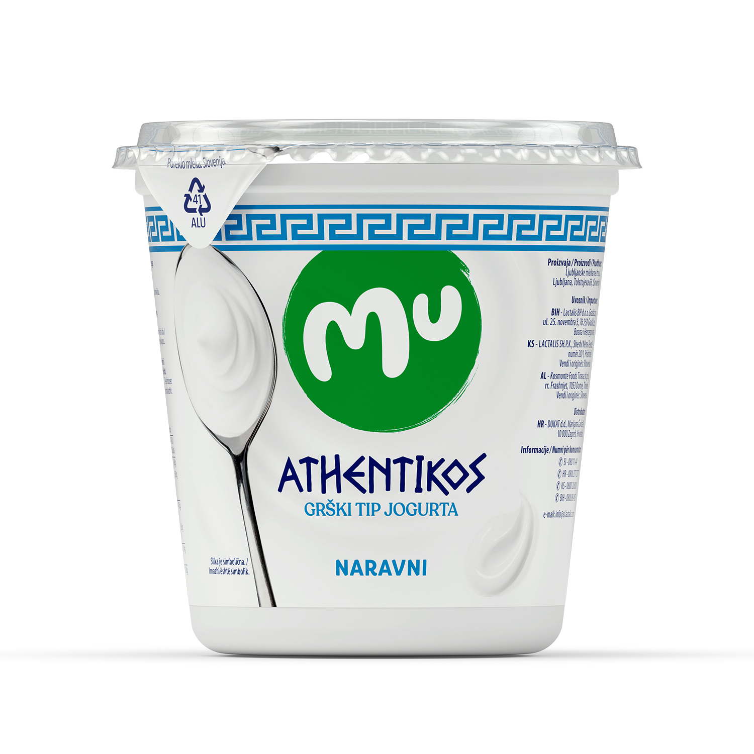 Mu Athentikos naravni jogurt
