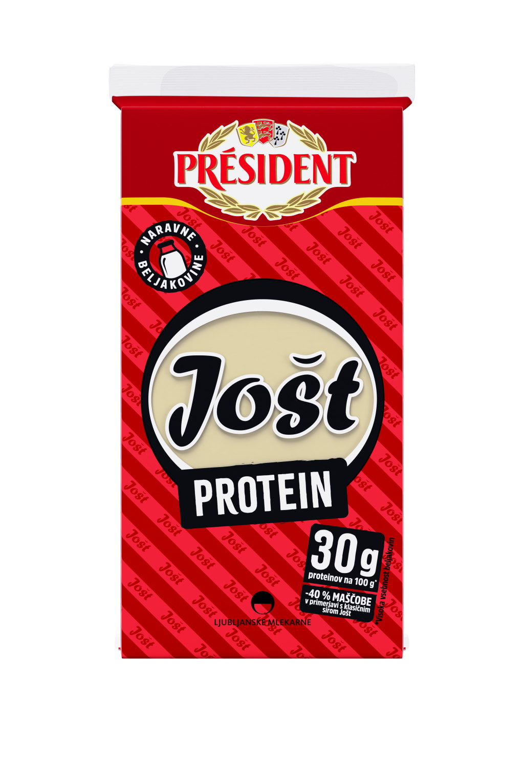 Président Jošt cheese proteins
