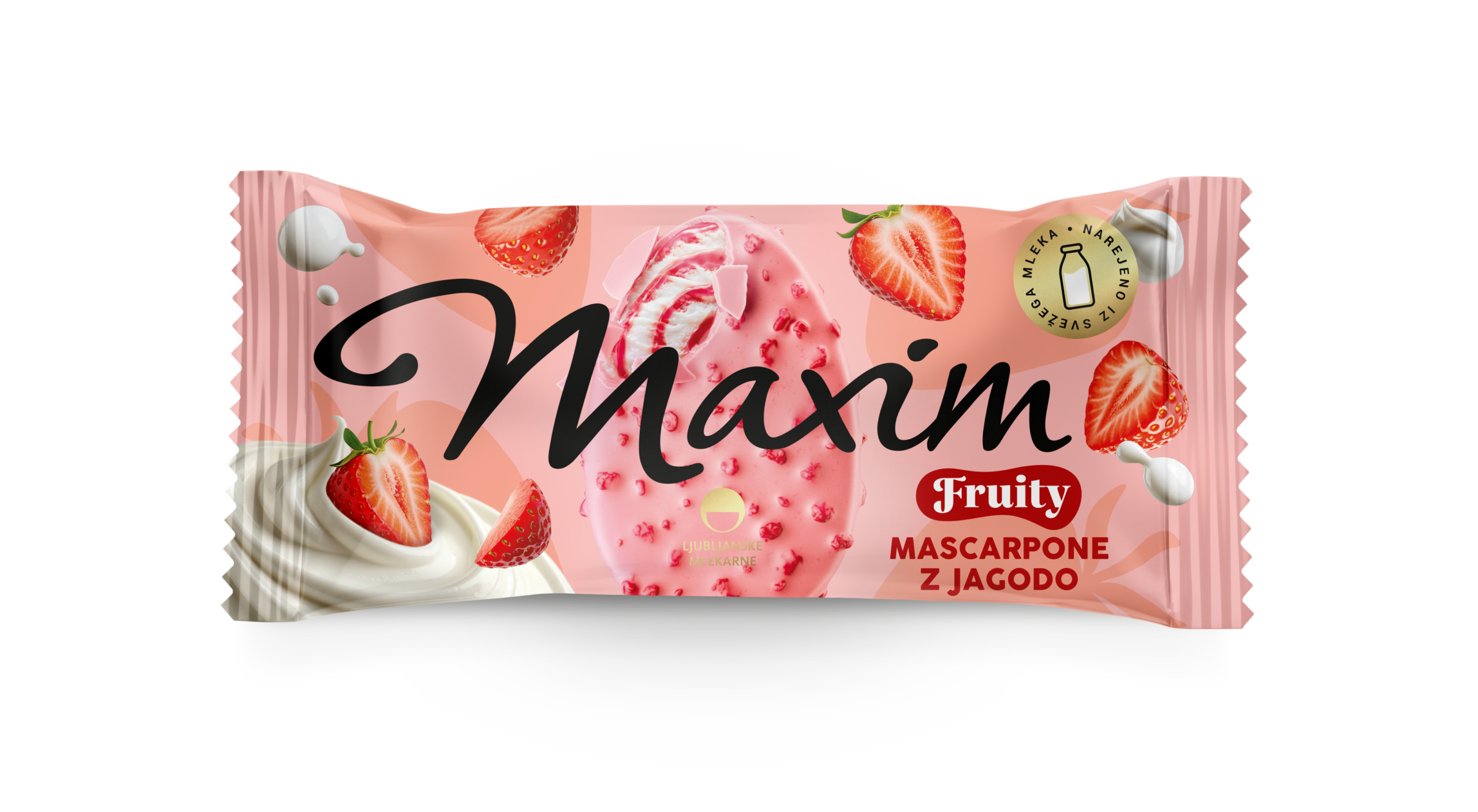Maxim Premium mascarpone z jagodo Maxim Premium mascarpone z jagodo